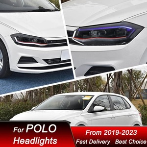 Faro Anteriore HETOP <span class=keywords><strong>Polo</strong></span> 2019-2024 con Lente LED, Aggiornamento Lampada Frontale, Accessori Auto, Vendita Calda, Plug and Play, DRL per <span class=keywords><strong>Volkswagen</strong></span> - Product Image 4