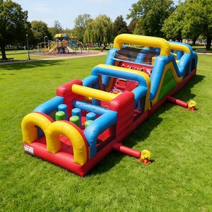 Túnel de barrera de alta calidad, juego de desafío para niños, carrera de obstáculos inflable para concurso - Product Image 1