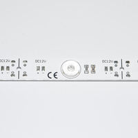 Barre lumineuse LED à diffusion de lumière arrière, bande rigide, lentille de diffusion, SMD2837, 14 LED, 10W, 12V, blanc, alliage d'aluminium, IP33, contrôle par application