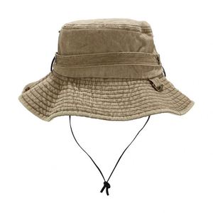 หมวกทรงบัคเก็ตหมวกทรงถังลายพรางมีเชือกผูกสำหรับชาวประมงตกปลาฤดูร้อน - Product Image 4