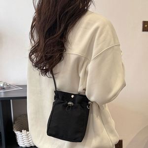 Fashionable Waterproof Lightweight Canvas Zipper All-season Portable Walking <b>Phone</b> <b>Shoulder</b> <b>Bag</b> for Both Men and Women - Product Image 2