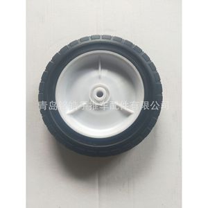 ล้อรถเข็นยางตัน 7 นิ้ว แบบไม่มีเบรก สำหรับรถเข็นเครื่องมือ - Product Image 3