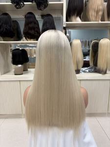 ลดราคาจากโรงงาน ผมแท้จีนสำหรับวิกผมแบบลูกไม้ด้านหน้า ฐานใส ยาวพิเศษ ขนาดเล็ก/ใหญ่ ความหนาแน่น 150% - Product Image 3