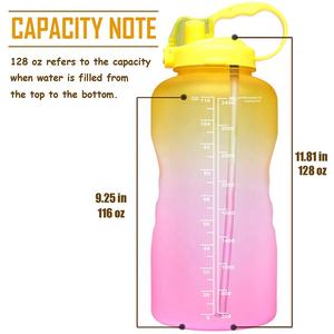 Botellas de Agua de 1 Galón/128oz/64oz con Logotipo Personalizado, Botella de Agua Aislada y Motivacional con Marcador de Tiempo, Libre de BPA - Product Image 5