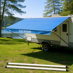 Toldo Retráctil Manual de Vinilo Vevor de 20 Pies para Autocaravanas, Toldo Plegable con Marco de Aluminio Resistente a la Decoloración, Sombra para Patio de Camping - Product Image 2