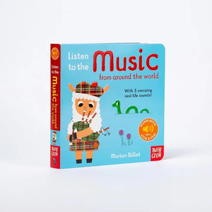 OEM/ODM Libro <span class=keywords><strong>de</strong></span> Sonidos para Escuchar Música <span class=keywords><strong>de</strong></span> Todo el <span class=keywords><strong>Mundo</strong></span>, <span class=keywords><strong>Juguete</strong></span> Musical Educativo Global Personalizable con 5 Sonidos para Niños - Product Image 1