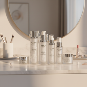 Flacone in PET a Doppia Parete da 30 ml, <span class=keywords><strong>50</strong></span> ml, 100 ml, 120 ml, Confezione Cosmetica di Lusso, Contenitore per <span class=keywords><strong>Crema</strong></span> Viso e Cosmetici - Product Image 5