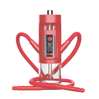 Ensemble de chicha portable en gros avec lumière LED et accessoires pour pod de chicha pour les magasins de tabac