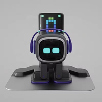 EMO Robot Smart AI Desktop Robot pour animaux de compagnie avec réveil Mignon Smart EMO Kids Home Toy