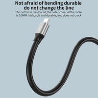 Cable de Extensión Activo USB 3.0 Tipo C Macho a Hembra, Carga Rápida de 3A, Transferencia de Datos de Alta Velocidad de 5Gbps para PC, VR, Laptop