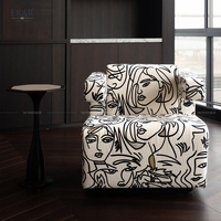 EKAR Table console moderne inspirée d'Iko Table d'appoint au design élégant