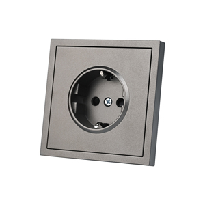 EU 16A Ổ cắm điện với nút lớn chuyển đổi ánh sáng mỏng Tường tấm khung Ổ cắm điện tường thiết bị chuyển mạch sản phẩm - Product Image 2