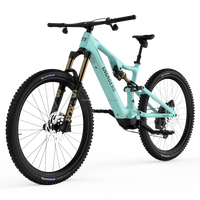 Vélo de montagne électrique à suspension intégrale en fibre de carbone 540Wh, moteur central 105Nm, 12 vitesses, hydraulique, léger, EMTB