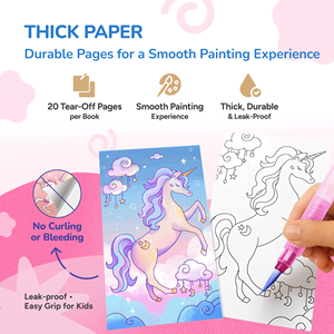 Joycat Mainan Menggambar Kartun Populer Anak-anak Seni Lukisan Cat Air Gulungan Kertas Gambar Buku Mewarnai untuk Anak-anak - Product Image 4
