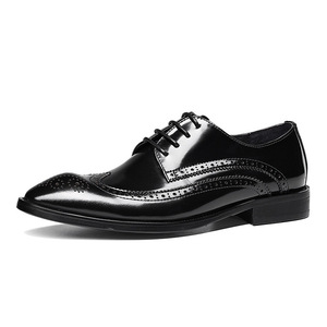 Zapatos Formales de Cuero para Hombre, Diseño Clásico Retro 2026, Punta Cuadrada, con Cordones, Transpirables y Antideslizantes para Otoño - Product Image 4
