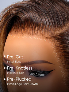 Mũ Nhỏ Kích Thước Tóc Con Người Cho Ren Phía Trước Glueless Ngắn <span class=keywords><strong>Bob</strong></span> Tóc Giả Nổi Bật Side Phần Lớp Thẳng <span class=keywords><strong>Bob</strong></span> Sẵn Sàng Đi Trong Suốt - Product Image 5