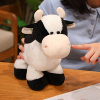 Peluches de style ferme multi-tailles simulées pour la décoration de chambre d'enfant et de maison, adorables animaux de ferme en peluche, vente en gros, personnalisation prise en charge