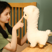 Peluches de Llama de Tamaño Pequeño, Alpaca Gigante de Peluche Suave, Juguetes de Peluche para Dormir, Almohada de Peluche de Alpaca