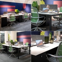 Meubles de bureau de qualité E0, bureau, poste de travail, chaise de bureau et table pour projet de bureau commercial