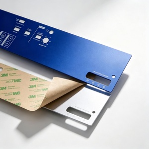 Étiquette personnalisée imprimée sur panneau en polycarbonate (PC) adhésif, étiquette imperméable en PET, superposition graphique, contrôle électronique - Product Image 1