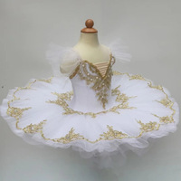 Tutu de ballet professionnel Swan Lake pour enfant, costume de danse pour ballerine, robe de tutu de ballet, 7 couleurs