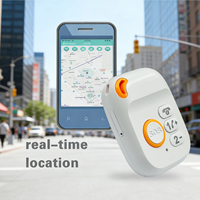 Mini traceur GPS portable avec bouton SOS anti-panique, localisation en temps réel pour enfants et personnes âgées