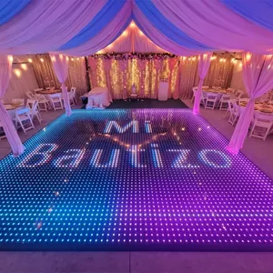 2024 Hot LED Dancing Floor ngoài trời mua Disco video kỹ thuật số Wedding party Chất lượng cao DJ Chiếu sáng pixel tầng LED Dance Floor