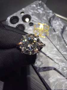 Bague de fiançailles et de mariage en platine fine avec diamant, certifiée IGI, luxe, simple, élégante, scintillante, pour usage quotidien, cadeau de bijoux - Product Image 5