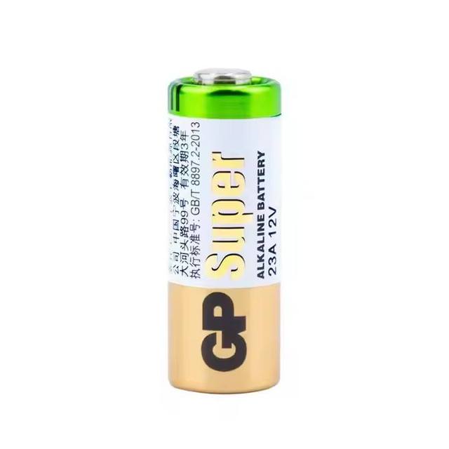 12V 23A Super Alkaline GP Dry Battery, Ultra Alkaline High Performance Battery for Laptop Remote Control Electronic Use