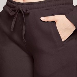 Ensemble de survêtement en tricot gris pour femmes, 2 pièces, sweat-shirt et pantalon de jogging, col rond, coupe ample, couleur unie, décontracté, à porter toute l'année - Product Image 6