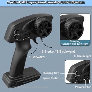 EPT mobil truk Rc Off-Road, mobil truk Monster Off-Road kendali jarak jauh kecepatan tinggi 40km/jam skala 1:16 - Product Image 5