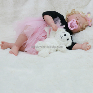 Muñeca de bebé Reborn de 45CM, cuerpo de tela, recién nacido, muñeco para dormir, bebé Real, juguete, novedad - Product Image 4