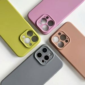 เคสซิลิโคนเหลวแม่เหล็กหรูหรา X323 สำหรับ iPhone 17 Air 16 Plus 15 14 13 12 Pro Max 17pro รองรับการชาร์จไร้สาย ผิวสัมผัสนุ่มลื่น - Product Image 1