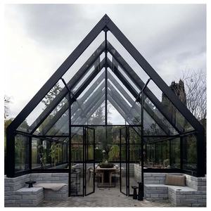 Profilé en aluminium personnalisé de haute qualité blanc double vitrage balcon hiver jardin <span class=keywords><strong>terrasse</strong></span> verre soleil cabane - Product Image 2