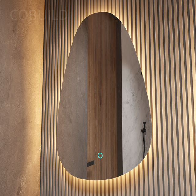 Luxury Illuminated Mirror Anti-fog Wall-mounted Bathroom Smart Mirror Touch Screen Mirrors Decor Wall