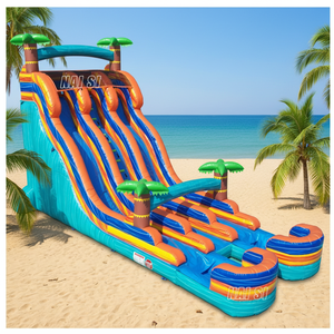 Tobogán Acuático Inflable Gigante a Precio Económico, Tobogán Acuático Inflable para Niños y Adultos con Piscina para <span class=keywords><strong>el</strong></span> Jardín - Product Image 1