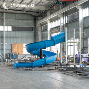 High Quality Fiberglass Slide Water Park Equipment Pool Slide for Kids - Product Image 2