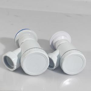Piège de vidange de bassin en PP pour salle de bain et cuisine avec bol en acier inoxydable Raccord de <span class=keywords><strong>plomberie</strong></span> en plastique Déchets de sol <span class=keywords><strong>Accessoires</strong></span> de salle de bain - Product Image 3