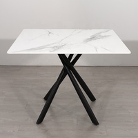 Petite table à manger moderne de luxe en céramique conçue pour les hôtels et les ateliers de meubles de salle à manger entrepôts d'entrée