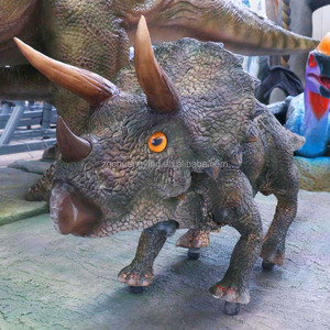 Tùy Chỉnh Chất Lượng Cao Cuộc Sống Kích Thước Tương Tác Cơ Khí Con Chó Khủng Long <span class=keywords><strong>Robot</strong></span> Triceratops Hình <span class=keywords><strong>Robot</strong></span> Con Chó - Product Image 1