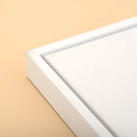 Vente en gros Offre Spéciale toile tendue vierge de taille personnalisée avec cadre flottant pour la décoration