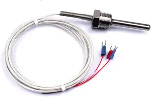 NPT 1/2 Thread Temperature Sensor Probe 2 Wire Temperature Controller 0~600C 304 Stainless Steel K Type Thermocouple