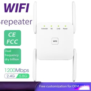 Jue Hong 5G répéteur sans fil N/WiFi 1200 Mbps <span class=keywords><strong>amplificateur</strong></span> d'extension sans fil à distance 5G/2.4G <span class=keywords><strong>amplificateur</strong></span> de <span class=keywords><strong>Signal</strong></span> double bande - Product Image 3
