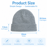 Bonnet anti-ondes Faraday, protection contre les rayonnements électromagnétiques, bonnet en tricot, protection contre les radiations, bonnet unisexe pour une utilisation quotidienne en extérieur