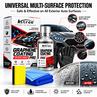 Kit de protection de peinture automobile hydrophobe à haute brillance ultra-élevée 10H, revêtement en graphène Crystal Shield Pro 50ml