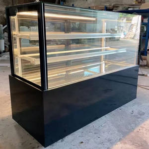 <span class=keywords><strong>Vitrina</strong></span> refrigerada con puerta de vidrio curvada <span class=keywords><strong>vertical</strong></span>, <span class=keywords><strong>vitrina</strong></span> enfriadora de pasteles y <span class=keywords><strong>postres</strong></span> sin escarcha refrigerada por aire - Product Image 3