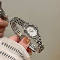 FF Montre-bracelet à quartz pour femme, style rétro, de luxe, minimaliste, boîtier en alliage, cadran 21 mm, cadeau d'affaires, best-seller