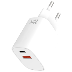 Chargeur mural <span class=keywords><strong>USB</strong></span> <span class=keywords><strong>C</strong></span> 20W, double port, type-<span class=keywords><strong>c</strong></span>, PD & QC3.0, <span class=keywords><strong>bloc</strong></span> de charge rapide, pour <span class=keywords><strong>iPhone</strong></span>, <span class=keywords><strong>bloc</strong></span> <span class=keywords><strong>USB</strong></span> 20W - Product Image 1