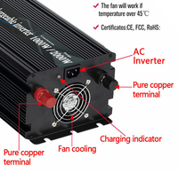 Onduleur UPS SUYEEGO avec chargeur, onduleur à onde sinusoïdale pure, module UPS 12V CC, fournisseur d'or, onduleur 3 kVA 220V, alimentation de secours