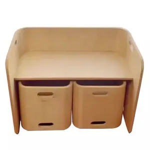 Mobili per bambini in età prescolare tavolo per l'apprendimento in legno semplice scrivania e sedia scrivania per studenti tavolo e sedie da scuola set
